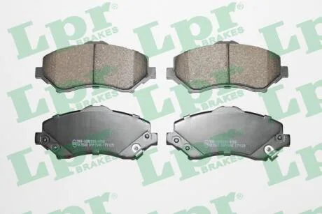 Комплект гальмівних накладок, дискове гальмо LPR 05P1548
