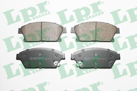 ГАЛЬМІВНІ КОЛОДКИ ПЕРЕДН. OPEL ASTRA, ZAFIRA 1.4-2.0DTFI 05.09- LPR 05P1562