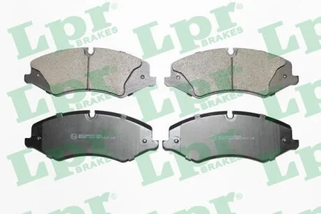 Комплект гальмівних накладок, дискове гальмо LPR 05P1600