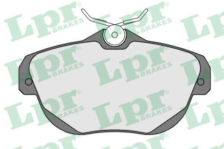 Комплект гальмівних накладок, дискове гальмо LPR 05P1603