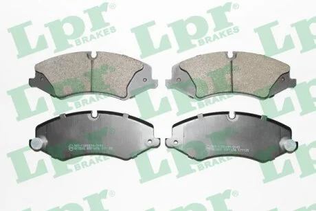 - Гальмівні колодки до дисків LPR 05P1616