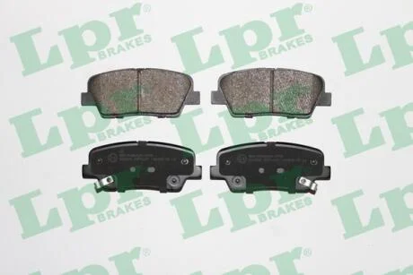 Комплект тормозных колодок, дисковый тормоз LPR 05P1625
