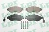 Комплект гальмівних колодок з 4 шт. дисків LPR 05P1698 (фото 1)