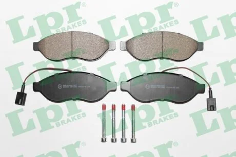 Комплект гальмівних колодок з 4 шт. дисків LPR 05P1698