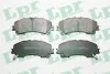 Комплект гальмівних колодок передн, INFINITI Q50, Q60, QX50 I, QX50 II NISSAN X-TRAIL, X-TRAIL III RENAULT KOLEOS II 1.3-3.7 04.13- LPR 05P2012 (фото 1)