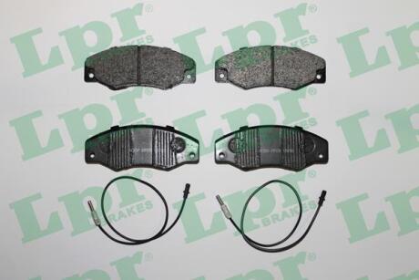 Тормозные колодки передние (17.0mm) Renault 21 2.0,2.2,2.1D (Bendix) LPR 05P276