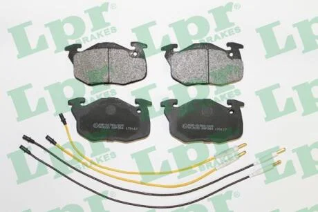 - Гальмівні колодки до дисків (F, S, з датчиком) LPR 05P384