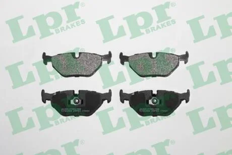 Комплект гальмівних колодок з 4 шт. дисків LPR 05P463