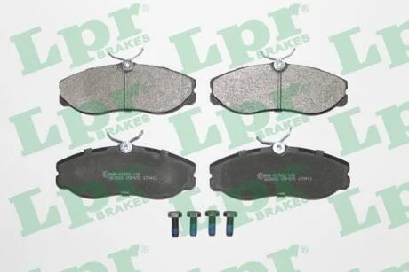 Комплект гальмівних колодок з 4 шт. дисків LPR 05P470