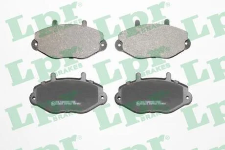 Тормозные колодки передние (19мм) (система BOSCH/BENDIX) Ford Transit (диск 15") LPR 05P482