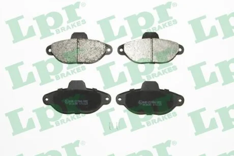 - Гальмівні колодки до дисків (F, S) LPR 05P483