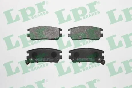 Комплект гальмівних колодок з 4 шт. дисків LPR 05P518