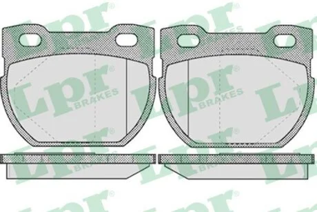 - Гальмівні колодки до дисків (R, S) LPR 05P611