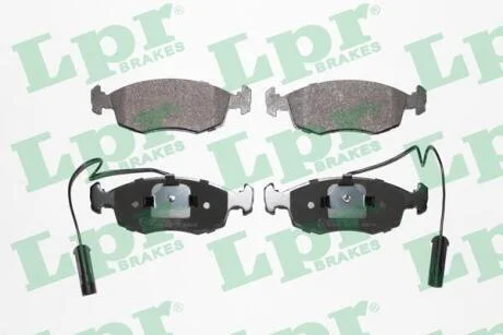 - Гальмівні колодки до дисків (F, V, з датчиком) LPR 05P755