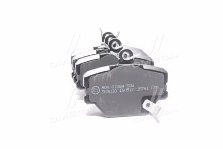 Колодки тормозные передние (15.5 мм) (система BOSCH) Smart Cabrio Fortwo 98- LPR 05P761