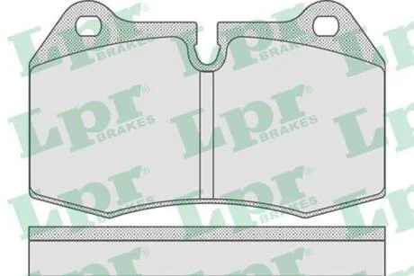 Комплект гальмівних колодок з 4 шт. дисків LPR 05P769