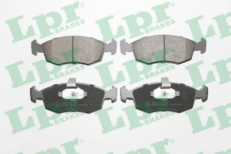 Комплект гальмівних колодок передній FIAT DOBLO, PALIO, PUNTO, SIENA, STRADA 1.2-1.9D 04.96- LPR 05P785