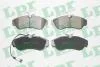 Комплект гальмівних колодок з 4 шт. дисків LPR 05P965 (фото 1)