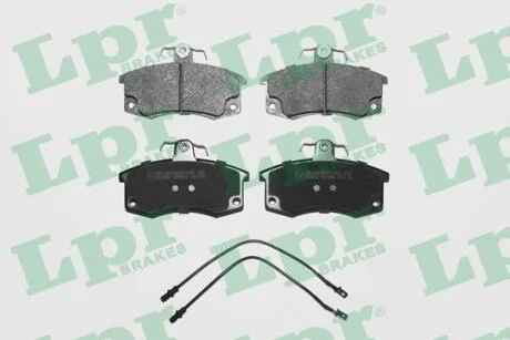 Комплект гальмівних колодок з 4 шт. дисків LPR 05P988