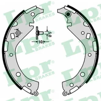Гальмівна колодка TOYOTA ALLION I, CAMRY, MATRIX, OPA, PREMIO, PROBOX / SUCCEED, RAV 4 II, WISH 1.3-3.3 04.00-08.14 LPR 09170