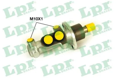 Главный тормозной цилиндр 22.2mm Berlingo/Partner >97 (ATE/-ABS) LPR 1382