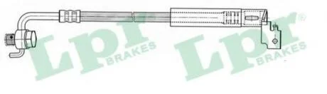 - Гальмівний шланг LPR 6T46853