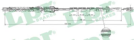 - Трос акселератора LPR C0073A