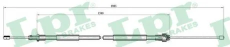 - Трос ручного гальма LPR C0105B