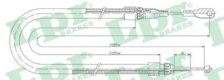 Трос, стояночная тормозная система LPR C0399B