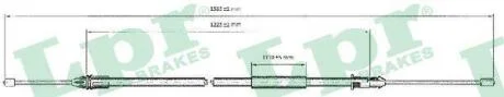Трос ручного гальма LPR C0403B