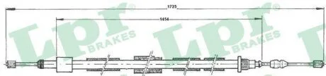 Трос, стояночная тормозная система LPR C0615B
