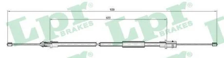 - Трос ручного гальма LPR C0798B