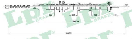 - Трос ручного гальма LPR C1042B