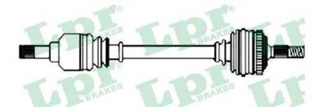 - Напіввісь LPR DS16214