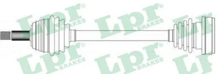 - Напіввісь LPR DS51008