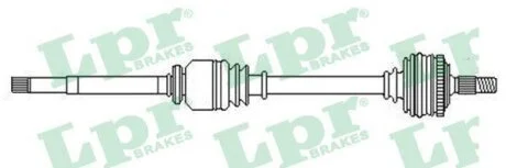 Приводной вал LPR DS52451