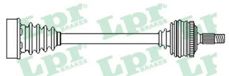 Приводной вал LPR DS52556