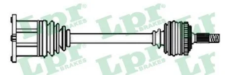 Приводной вал LPR DS52636