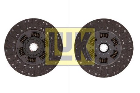 Диск зчеплення (Диск сцепления MAN, MB, 430WGTZ, 2"-10N) LuK 343 0212 10
