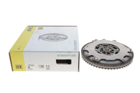 Двомасовий маховик мкпп (240мм, без болтів без направляючого підшипника з диском регулювання тертя) NISSAN ALMERA II, ALMERA TINO, PRIMERA, X-TRAIL I 2.2D 06.01- LuK 415 0281 11