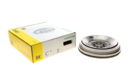 Двомасовий маховик коробка передач з подвійним зчепленням (без болтів без направляючого підшипника для мокрого зчеплення з диском регулювання тертя) CITROEN C-CROSSER 2.2D 02.07- LuK 415 0544 10