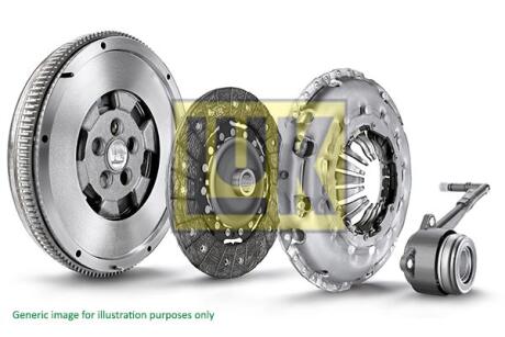 Комплект зчеплення vw tiguan 2,0 tdi 08- dmf (ПРОМО) LuK 600028100