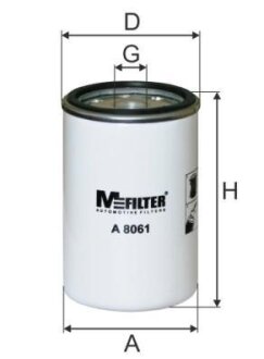 Фільтр повітряний M-FILTER A 8061