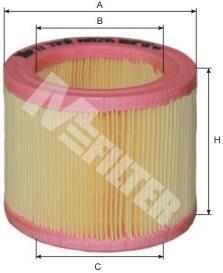 Фільтр повітряний M-FILTER A 826