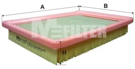 Фiльтр салону (Фильтр, воздух во внутренном пространстве) M-FILTER K203