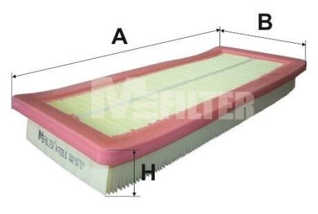 Фільтр повітряний Bipper/Nemo/Qubo 1.4 i 08- M-FILTER K7051