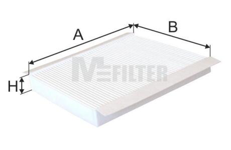 Фільтр салону Civic 1.4-2.2 05- M-FILTER K 9046