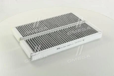 Фильтр салона AUDI A6 04-11 угольный (2шт.) M-FILTER K 987C-2