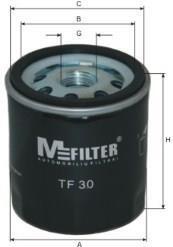 Фільтр масляний ESCORT/FIESTA M-FILTER TF30