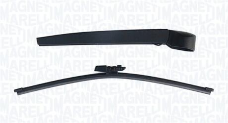 VW Щетка стеклоочистителя с рычагом задняя 350мм SKODA FABIA 14 MAGNETI MARELLI 000723180334